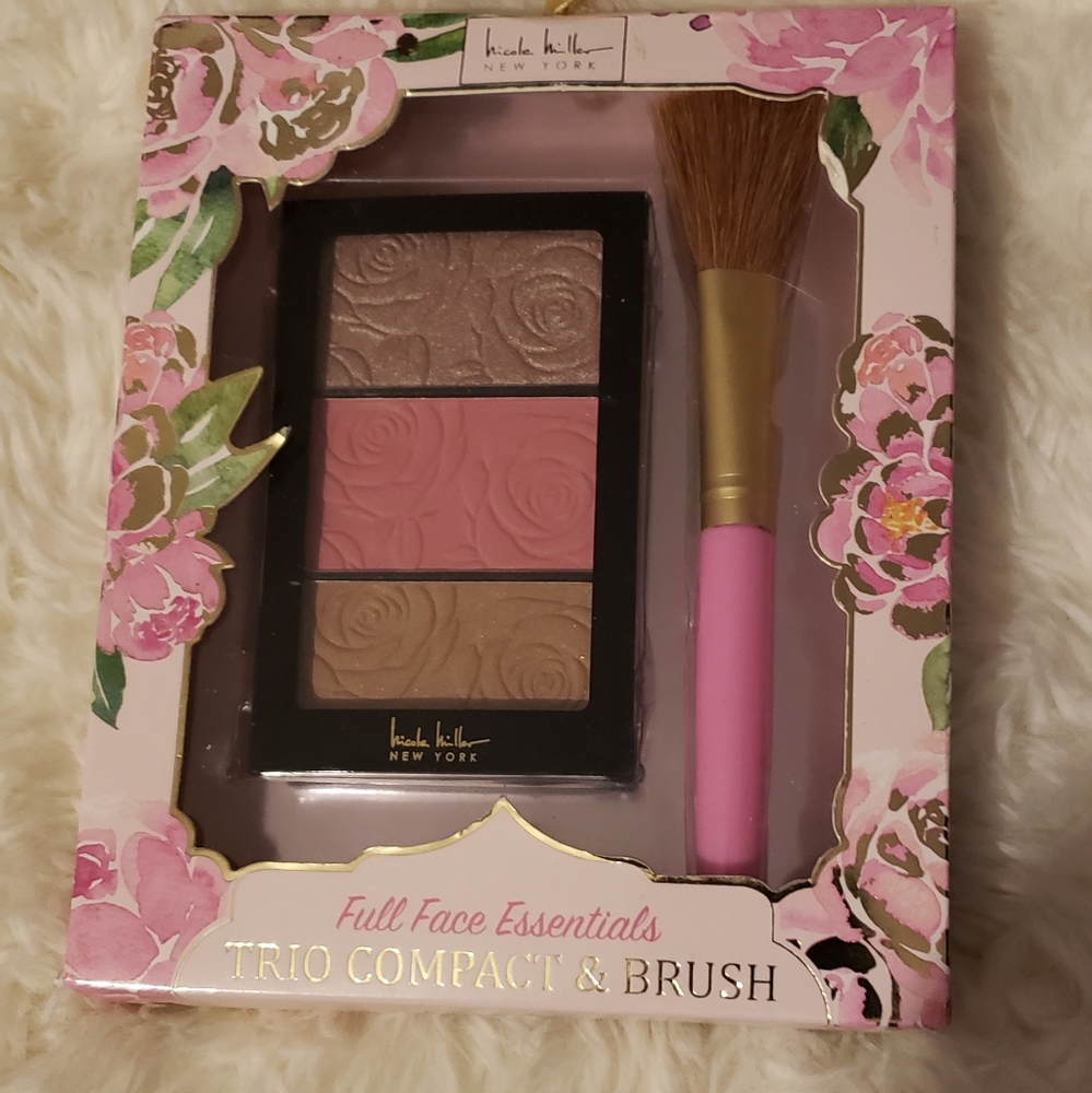 Nicole Miller New York Trio Compact And Brush
